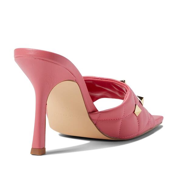 NWT Marc Fisher Women's Quilted Studded Sandals Dacorin  Slip On Heels - Picture 3 of 6